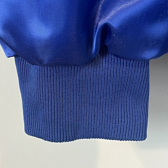 Wal-Mart Satin Vintage Baseball Jacket Risk Control Team Patch Size Medium - Picture 5 of 7